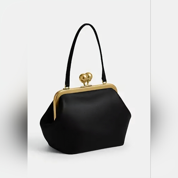 NWT Coach KISSLOCK 16 Black & Brass - Picture 3 of 17